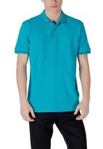 Boss Men Polo Light blue Designer Shirt Logo 2025 Collection - $124.60 CAD