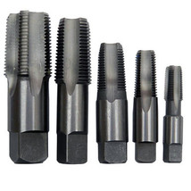 Drill America Carbon Steel Npt Pipe Tap Set In Carry Pouch 1/8&quot; - 3/4&quot; (5 Piece - £110.27 GBP