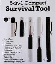 5 in 1 Compact Survival Tool - $651.67 MXN