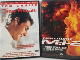 Tom Cruise DVD Movie Bundle - Mission Impossible 2 - Jerry Maguire - £7.91 GBP