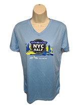 2016 United Airlines NYRR Run for Life NYC Half Womens Large Blue Jersey - £14.19 GBP