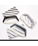 Kuhn Rikon Mezzaluna Knife Gift GRAYSCALE w/ Boxes 3 Piece Set Grey Blac... - $726.53 MXN
