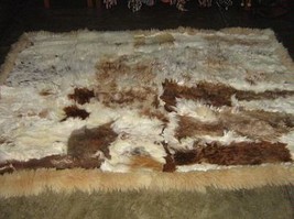 Soft Baby alpaca fur carpet, design, Maronge, 300 x 200 cm/ 9&#39;84 x 6&#39;56 ft - £1,227.58 GBP