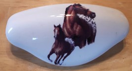 Ceramic Cabinet Drawer Pull Horse Blanket Appaloosa - £6.49 GBP