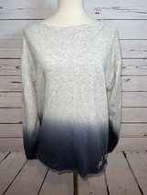 Victorias Secret PINK Sweatshirt Small Ombre Sexy Cut Out Long Sleeve Pu... - $34.21 CAD