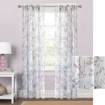 Better Homes &amp; Gardens Springtime Gardens Sheer Single Curtain Panel 52&#39;&#39; x 63&#39;&#39; - £8.03 GBP