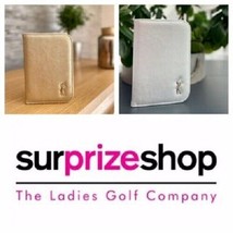 Surprizeshop Ladies Golf Metallic Scorecard Holder. Silver or Gold - £11.88 GBP