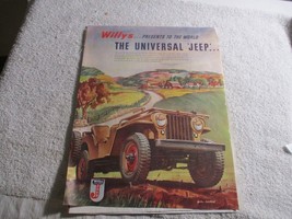 3 Vintage Willys Jeep Magazine Print Advertising  original 1940s - £31.28 GBP