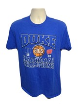 2015 NCAA Mens Basketball Duke University National Champions Adult M Blu... - $334.49 MXN