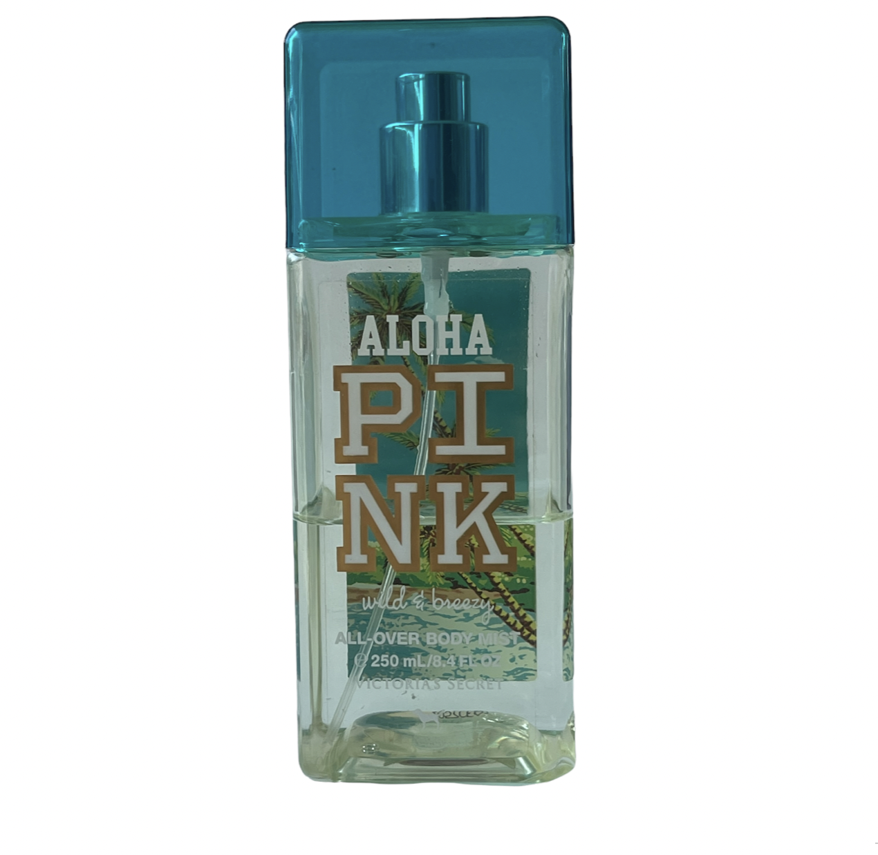 Primary image for Victoria's Secret ALOHA PINK All Over Body Mist Wild & Breezy 8.4 fl oz 40% +