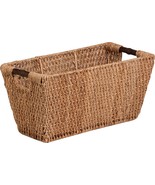 Honey-Can-Do Seagrass Basket W/Handles - Lg Sto-02966 Natural - £35.54 GBP