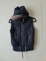 Bench Black Sleeveless Jacket For Women Size XS - £28.31 GBP
