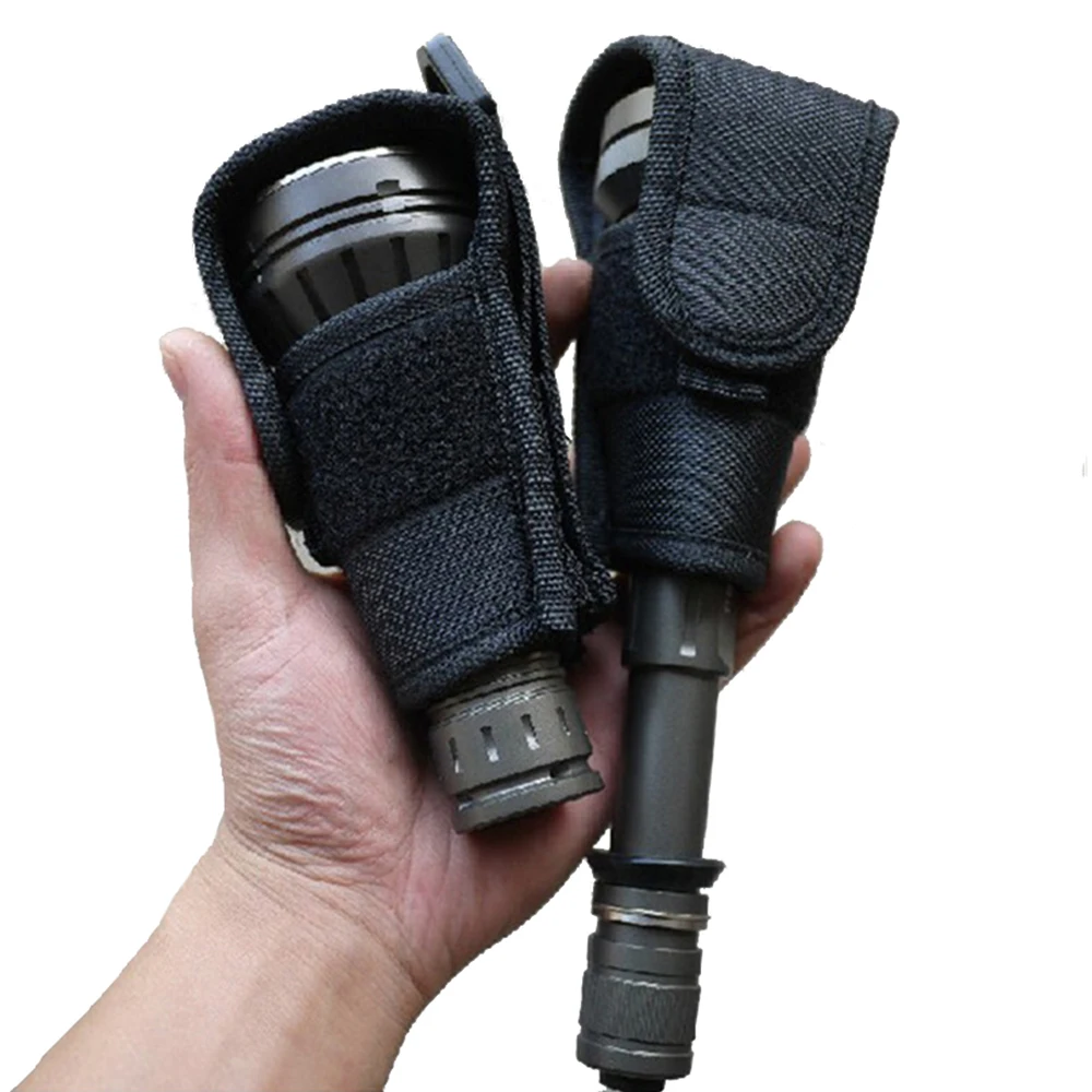  Big Head Molle Flashlight Pouch Holster with Clip for UF700L/C8/501D HUGSBY S3T - £79.44 GBP