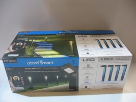 NEW Atomi Smart Wi-Fi Plug-In LED Path Light Starter Kit W/ Smart Wi-Fi 4-Pack - £150.34 GBP