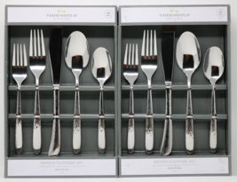 Threshold 40pc Silver Texture Kayden Silverware Set - Service For 8 - NEW - £19.39 GBP