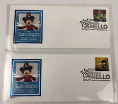 2 X D23 Disney Pixar Send A Hello 1st Day Issue Up Stamp Envelope 19-21, 2011 - £13.31 GBP