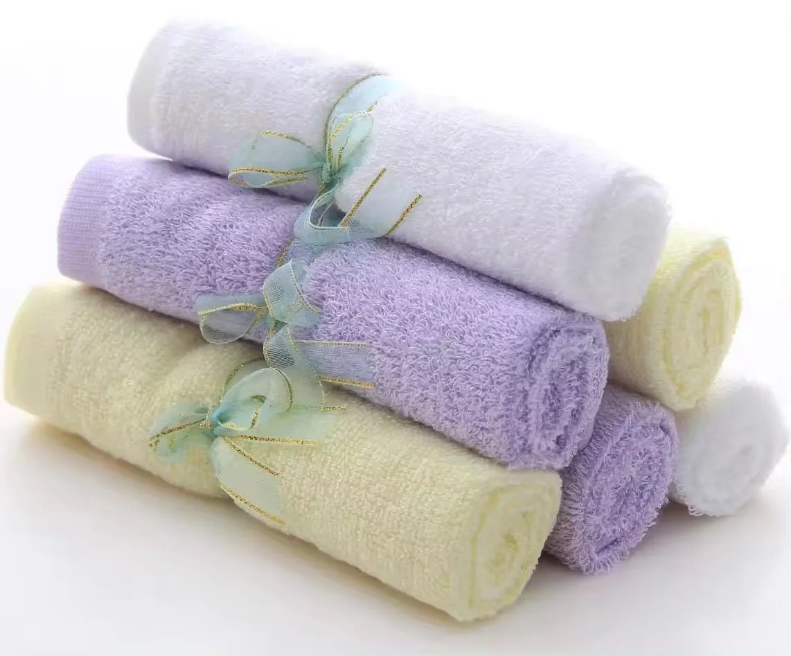 Baby Washcloths - 6 Count Bamboo Fiber Baby Washcloths  Gentle, Soft &amp; A... - £10.04 GBP