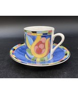 Interiors Fantasia Demitasse Cup &amp; Saucer PTS International - $17.81