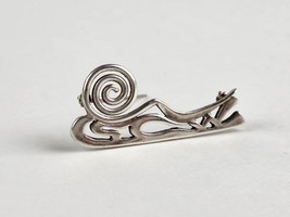 VIntage Sterling Silver abstract Alligator brooch / Pin Signed E. Nichols - £31.57 GBP