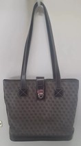 Vintage Dooney &amp; Bourke Signature Double Handle Tote Bag Monogram Satche... - $39.58