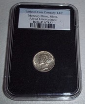 Littleton 1944 Mercury Dime About Uncirculated Au. 20230035 - £17.48 GBP