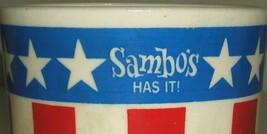 Vintage 1970s Sambo's restaurant 1976 Bicentennial coffee mug - $15.00