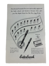 1948 Esterbrook Fountain Pen print ad and Studebaker Land Cruiser Car Print Ad - £7.67 GBP