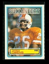 Vintage 1983 TOPPS Football Trading Card #181 JAMES OWENS Tampa Bay Buccaneers - £3.90 GBP