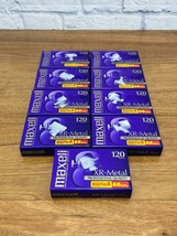 LOT 9 Maxell XR-Metal 120 Hi8 Professional Quality Sealed Blank Tapes NE... - $66.49