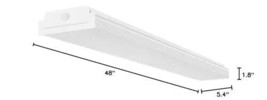 4ft Led Wraparound 40w 4 Foot Led Shop Lights For Garage 4400lm 4000k Neutral Wh - £22.00 GBP