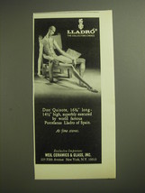 1974 Lladro Don Quixote Advertisement - Lladro the collectors choice - £14.90 GBP