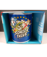 Sonic The Hedgehog Ceramic Mug Sonic &amp; Tails 11oz Sega Video Game Coffee - $331.99 MXN