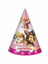 Paw Patrol Girl Pink 8 Ct Paper Cone Party Hats - $4.54