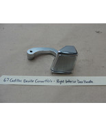 67 Cadillac Deville CONVERTIBLE RIGHT PASSENGER INTERIOR CHROME DOOR HANDLE - $67.82 CAD
