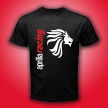 Aprilia Motor Racing Lion Black T-Shirt Size S,M,L,XL,2XL,3XL - £13.98 GBP+