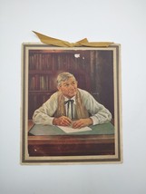 Will Rogers January 1950 Calendar Card &quot;He Wrote To Make Men Think&quot; - £13.86 GBP