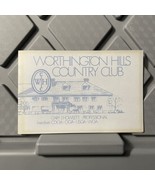 Worthington Hills Country Club Scorecard Columbus Ohio Pre Owned 1970s - $18.50 CAD