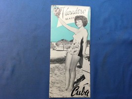 1950&#39;s VARADERO BEACH, CUBA~TRAVEL BROCHURE MINT - $19.78