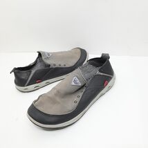 Columbia PFG BM2663-049 Men's Boat Shoes Gray Black Canvas Size 10 - $22.49