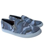 Steve Madden Shoes Womens 10 Safary Camouflage Canvas Slip On Sneakers Gray - $37.89 CAD