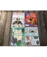 Lot of 4 Middle school History,Plantation, Azetec, Shakespeare Education... - $9.50