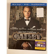 The Great Gatsby Blu ray DVD 2013 2 Disc Movie Set Leonardo DiCaprio Rated PG 13 - £3.09 GBP
