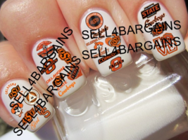 42 OKLAHOMA STATE COWBOYS Logos》21 Different Designs《Nail Decals - £16.78 GBP