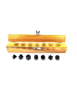 Black Obsidian Geometry 7 Pcs Set, Obsidian Beads, Platonic Solid Shape,... - $31.18