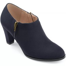 Journee Collection Women Ankle Booties Sanzi Size US 9.5 Navy Blue Faux ... - £22.75 GBP