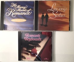 Romantic Keyboards Unforgettable Love Songs of the 60s Many Moods Romance CD Lot - £12.78 GBP
