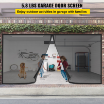 VEVOR Garage Door Screen, 18 x 7 ft - Heavy-Duty Fiberglass Mesh - £34.47 GBP