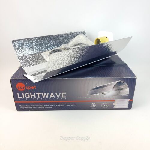Sunspot Lighwave HID Grow Light Wing Reflector 21x14.5x5.5"  - $39.59