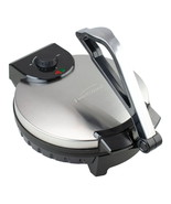 12 Inch Stainless Steel Nonstick Electric Tortilla Maker - $108.65 CAD