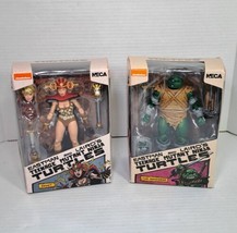 NECA TMNT Mirage Eastman Laird Lot Of 2 The Wanderer Michelangelo Renet Figures - £28.88 GBP